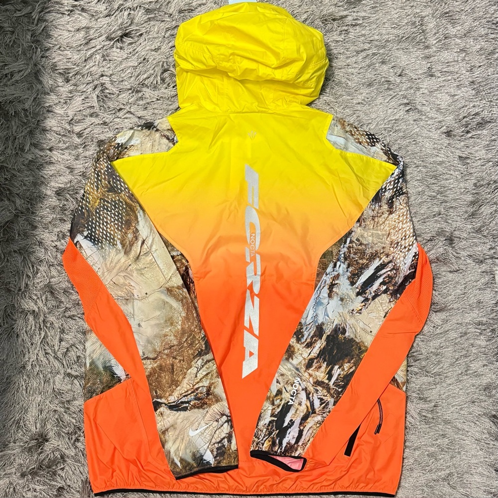 Nike NOCTA Jacket Mens Medium Pullover Mountain View Camo Forza (FB1783-731) - Picture 3 of 10